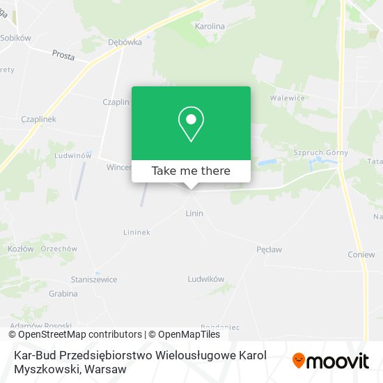 Kar-Bud Przedsiębiorstwo Wielousługowe Karol Myszkowski map