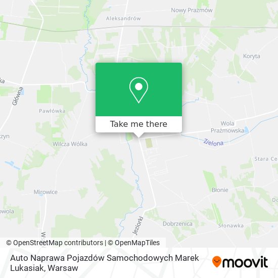 Auto Naprawa Pojazdów Samochodowych Marek Lukasiak map