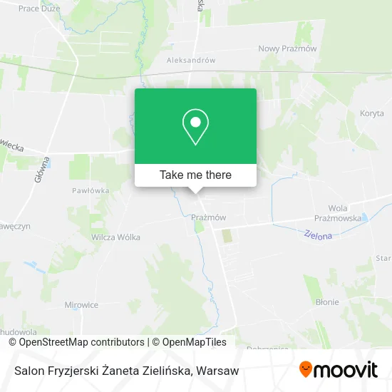 Salon Fryzjerski Żaneta Zielińska map