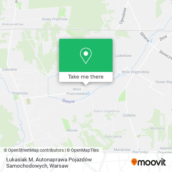 Łukasiak M. Autonaprawa Pojazdów Samochodowych map