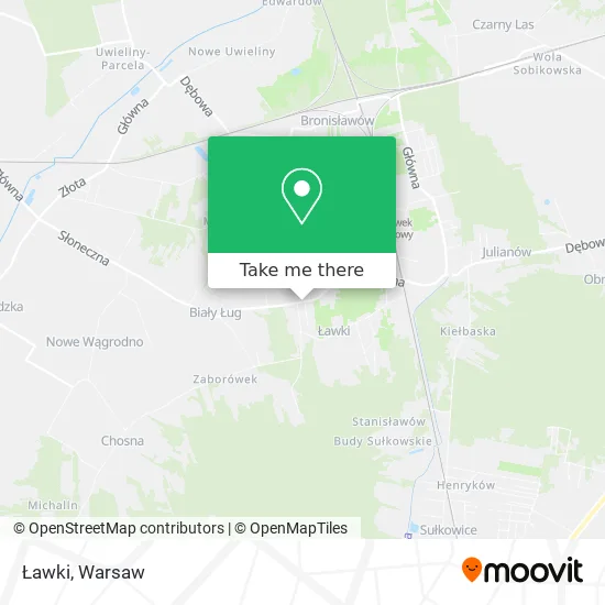 Ławki map