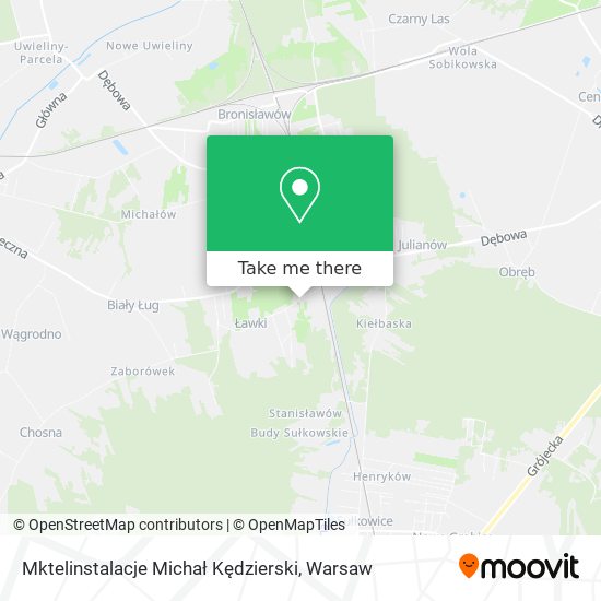 Mktelinstalacje Michał Kędzierski map