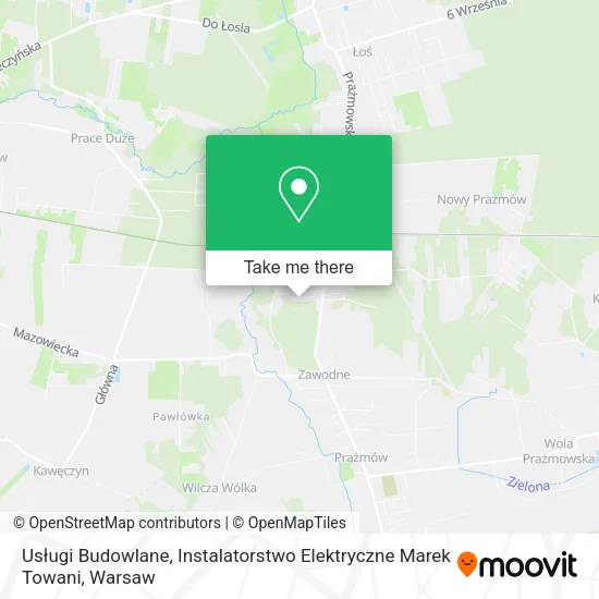 Usługi Budowlane, Instalatorstwo Elektryczne Marek Towani map