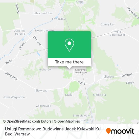 Usługi Remontowo Budowlane Jacek Kulewski Kul Bud map