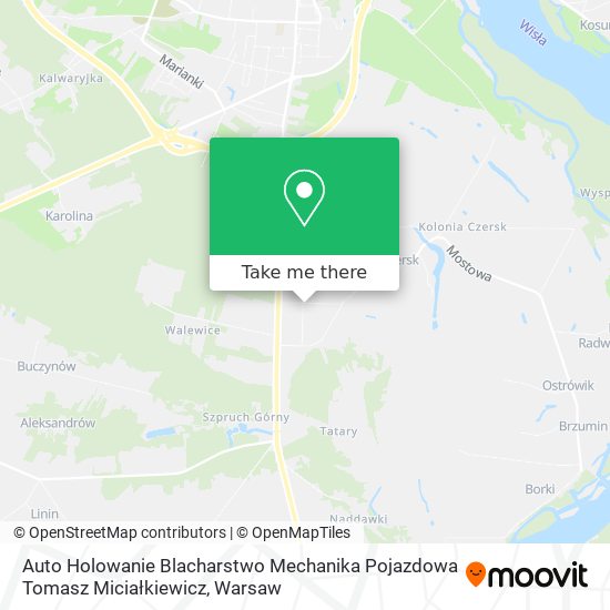 Auto Holowanie Blacharstwo Mechanika Pojazdowa Tomasz Miciałkiewicz map