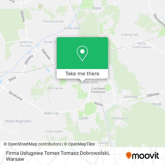 Firma Usługowa Tomex Tomasz Dobrowolski map