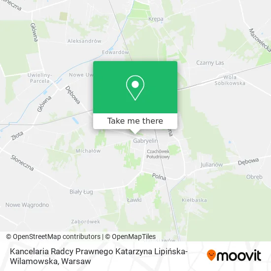 Kancelaria Radcy Prawnego Katarzyna Lipińska-Wilamowska map