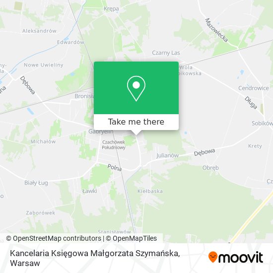 Kancelaria Księgowa Małgorzata Szymańska map