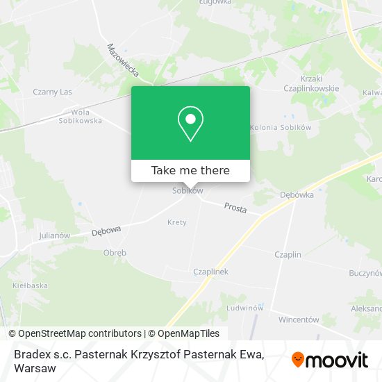 Bradex s.c. Pasternak Krzysztof Pasternak Ewa map