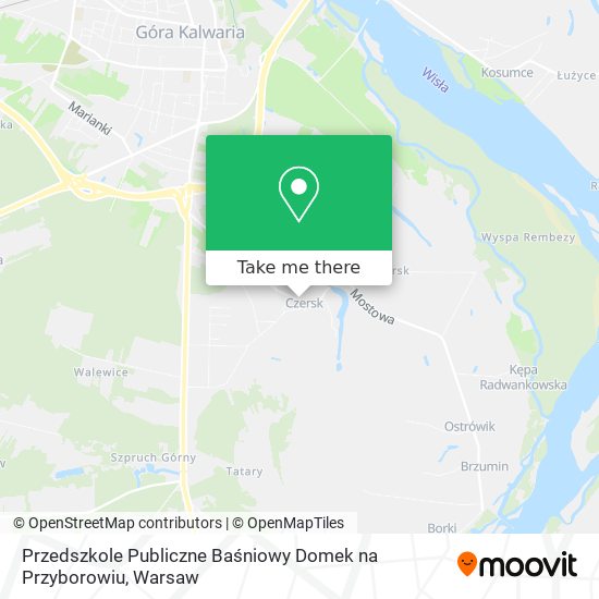 Карта Przedszkole Publiczne Baśniowy Domek na Przyborowiu