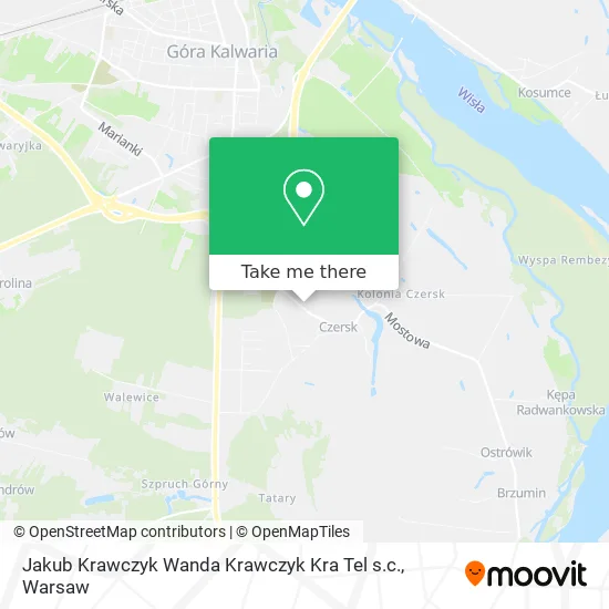Карта Jakub Krawczyk Wanda Krawczyk Kra Tel s.c.