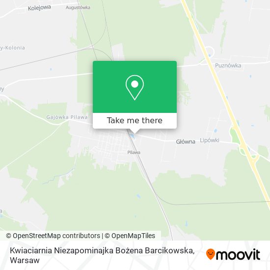 Kwiaciarnia Niezapominajka Bożena Barcikowska map