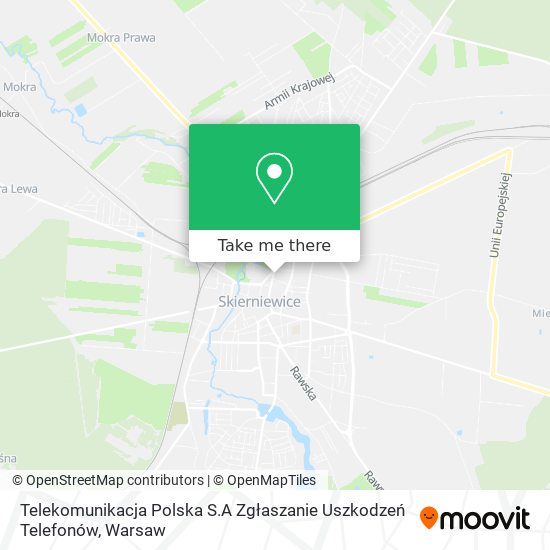 Telekomunikacja Polska S.A Zgłaszanie Uszkodzeń Telefonów map