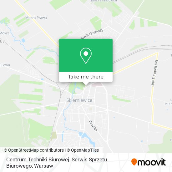 Centrum Techniki Biurowej. Serwis Sprzętu Biurowego map