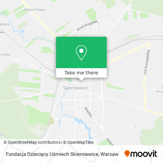 Fundacja Dziecięcy Uśmiech Skierniewice map