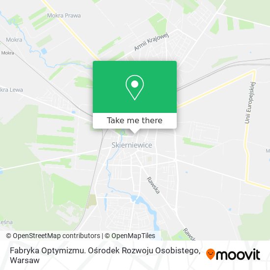 Fabryka Optymizmu. Ośrodek Rozwoju Osobistego map