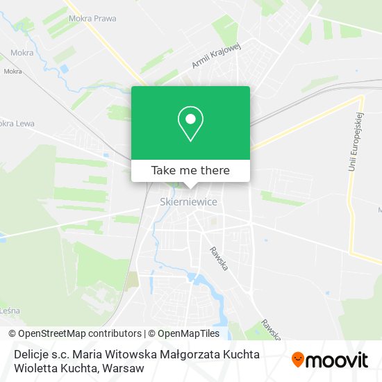 Delicje s.c. Maria Witowska Małgorzata Kuchta Wioletta Kuchta map