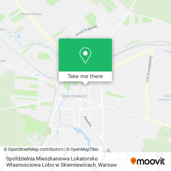 Spółdzielnia Mieszkaniowa Lokatorsko Własnościowa Lobo w Skierniewicach map