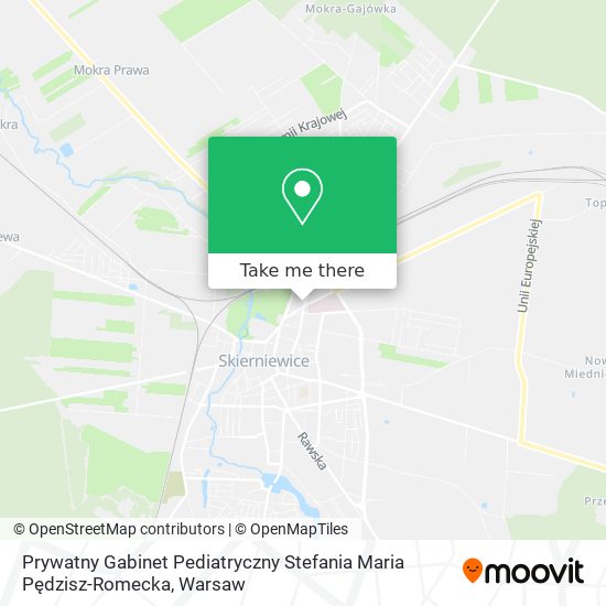 Prywatny Gabinet Pediatryczny Stefania Maria Pędzisz-Romecka map