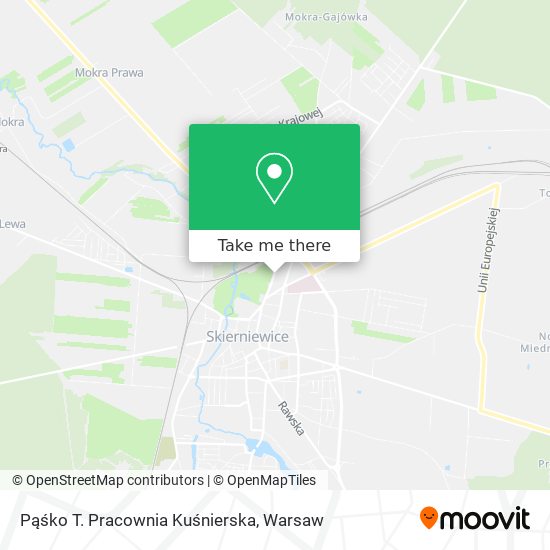 Pąśko T. Pracownia Kuśnierska map