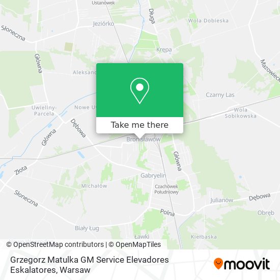 Grzegorz Matulka GM Service Elevadores Eskalatores map