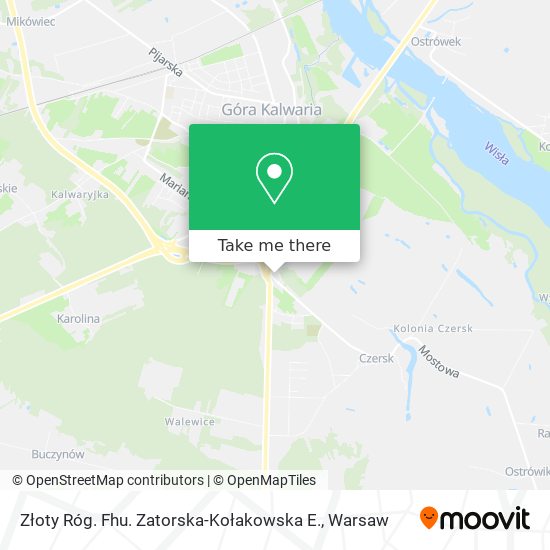 Złoty Róg. Fhu. Zatorska-Kołakowska E. map