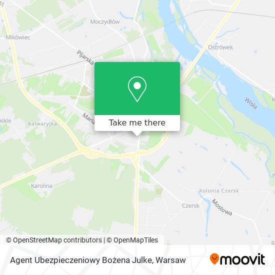 Agent Ubezpieczeniowy Bożena Julke map