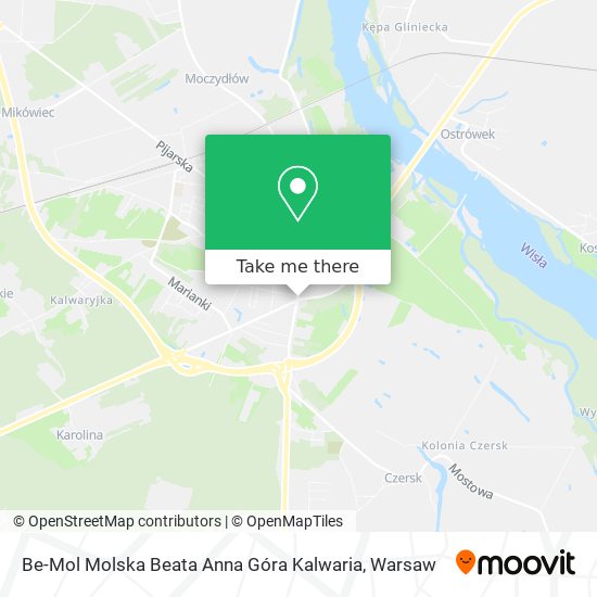 Be-Mol Molska Beata Anna Góra Kalwaria map