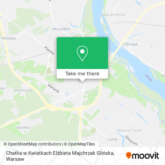 Chatka w Kwiatkach Elżbieta Majchrzak Glińska map