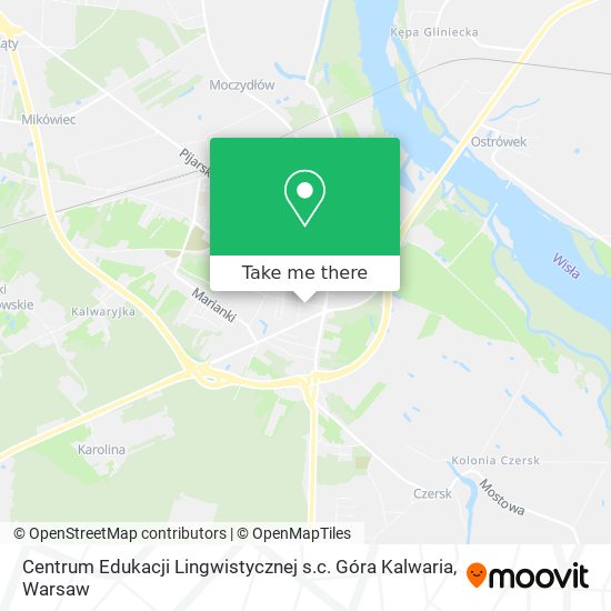 Centrum Edukacji Lingwistycznej s.c. Góra Kalwaria map