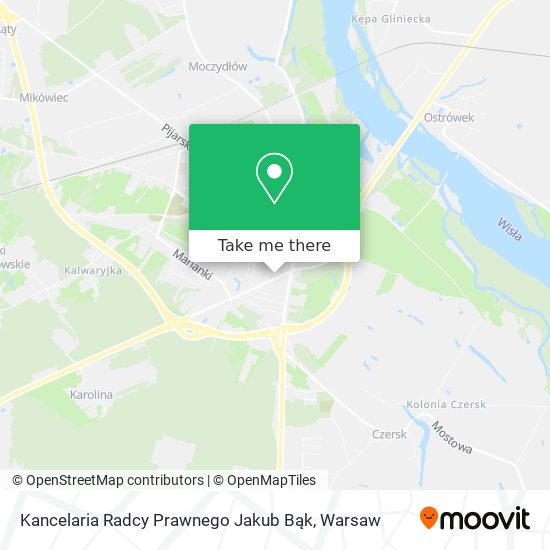 Kancelaria Radcy Prawnego Jakub Bąk map