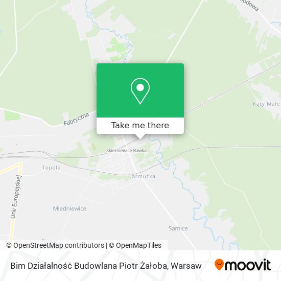 Bim Działalność Budowlana Piotr Żałoba map