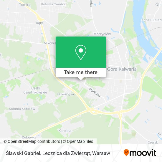 Ślawski Gabriel. Lecznica dla Zwierząt map