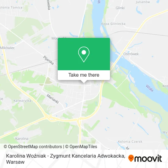 Карта Karolina Woźniak - Zygmunt Kancelaria Adwokacka