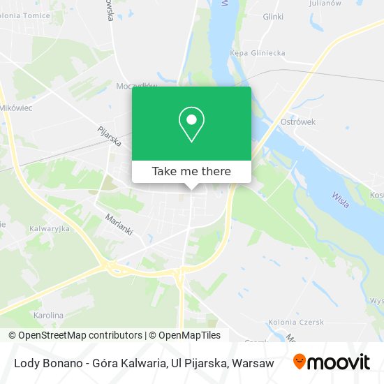 Lody Bonano - Góra Kalwaria, Ul Pijarska map