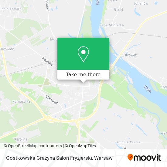 Gostkowska Grażyna Salon Fryzjerski map