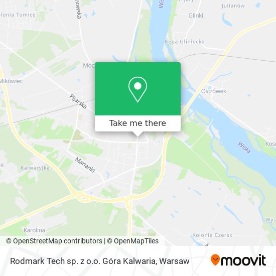 Rodmark Tech sp. z o.o. Góra Kalwaria map