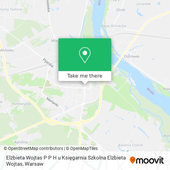 Elżbieta Wojtas P P H u Księgarnia Szkolna Elżbieta Wojtas map