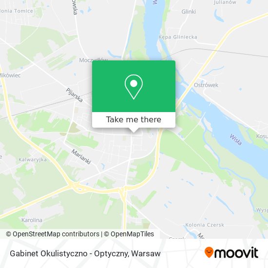 Gabinet Okulistyczno - Optyczny map