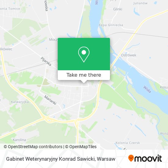 Gabinet Weterynaryjny Konrad Sawicki map