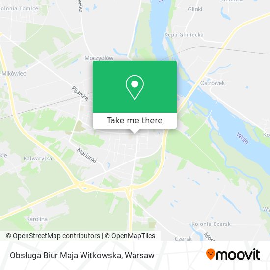 Obsługa Biur Maja Witkowska map