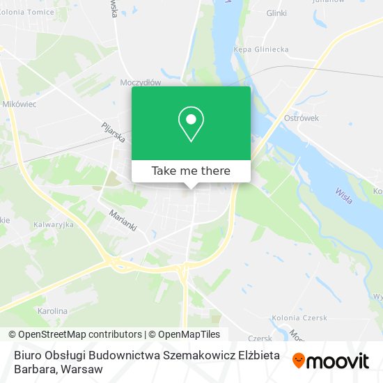 Biuro Obsługi Budownictwa Szemakowicz Elżbieta Barbara map