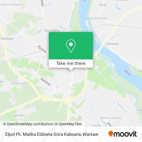 Elpol Fh. Mańka Elżbieta Góra Kalwaria map