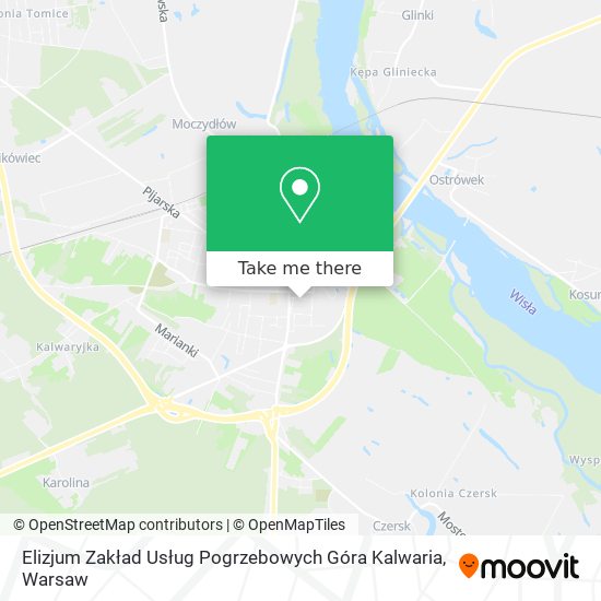 Elizjum Zakład Usług Pogrzebowych Góra Kalwaria map