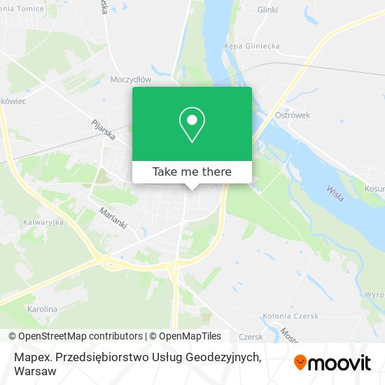 Mapex. Przedsiębiorstwo Usług Geodezyjnych map