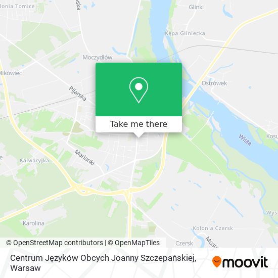 Centrum Języków Obcych Joanny Szczepańskiej map