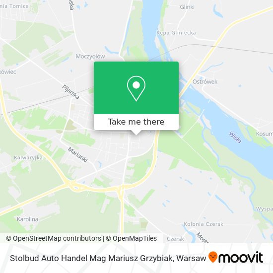 Stolbud Auto Handel Mag Mariusz Grzybiak map