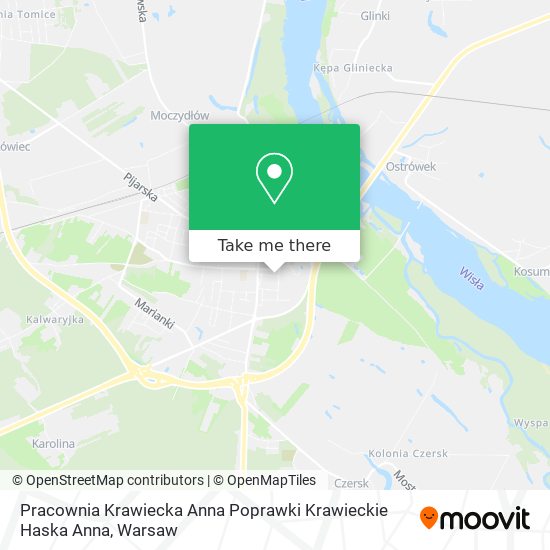 Pracownia Krawiecka Anna Poprawki Krawieckie Haska Anna map