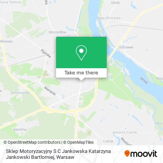 Sklep Motoryzacyjny S C Jankowska Katarzyna Jankowski Bartlomiej map