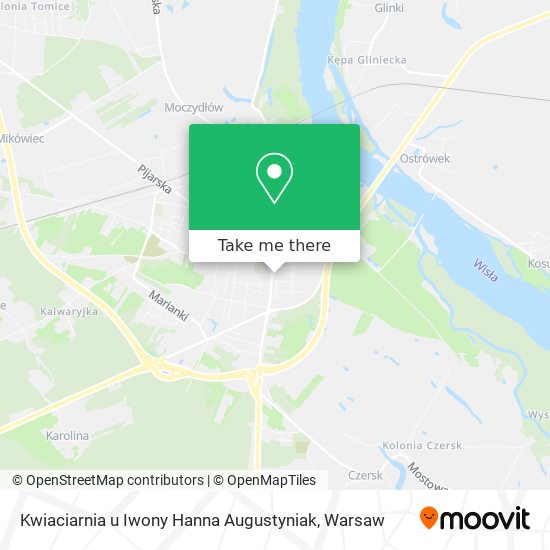 Kwiaciarnia u Iwony Hanna Augustyniak map